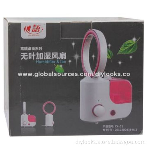 Bladeless Fan Ultrasonic with Air Humidifier